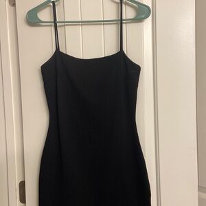 Black Lulus mini spaghetti strap dress || Size S